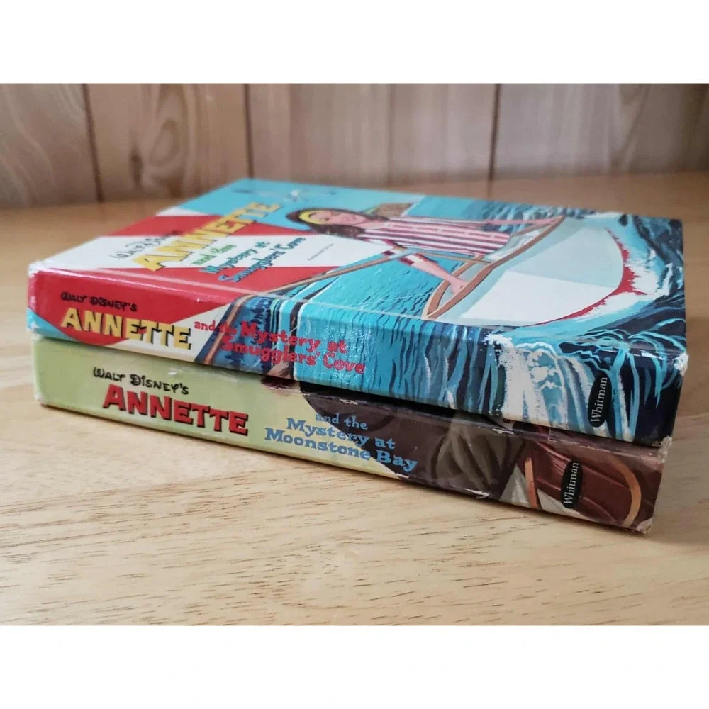Walt Disney Annette Mystery‎ Books Lot of 2 Whitman HC 1962–1963